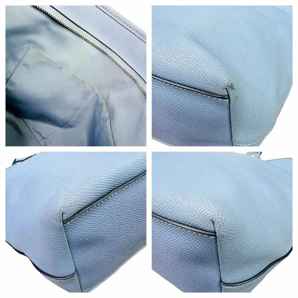 COACH Blue Leather City Zip Tote Bag - M1723-F58846 - Picture 13 of 13